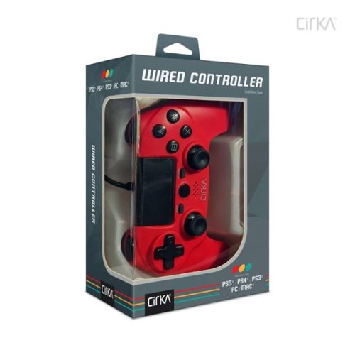HYPERKIN CIRKA NUFORCE PS4/PC/Mac Vezetékes kontroller, Piros