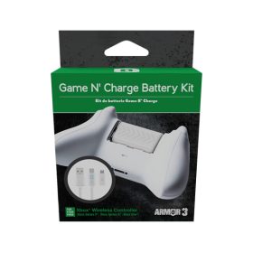   HYPERKIN 'Game N' Charge' Xbox Series|ONE Akkumulátor + 3m töltőkábel, Fehér