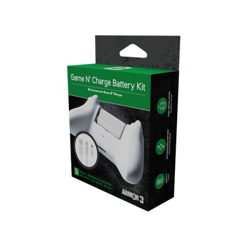 HYPERKIN 'Game N' Charge' Xbox Series|ONE Akkumulátor + 3m töltőkábel, Fehér