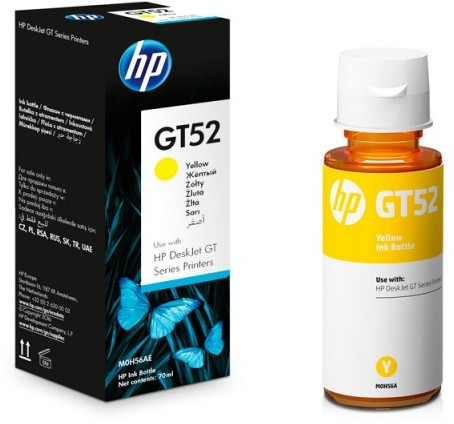 HP GT52 sárga tintatartály