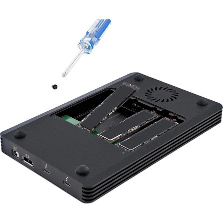 StarTech M2E4BTB3 4X M.2 PCIE TO TB3 ENCLOSURE