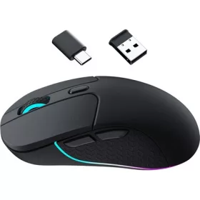   Keychron M3 optikai Bluetooth / vezeték nélküli egér fekete