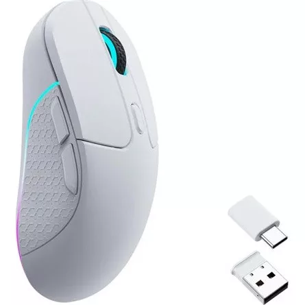Keychron M3 optikai USB / Bluetooth / vezeték nélküli gaming egér fehér