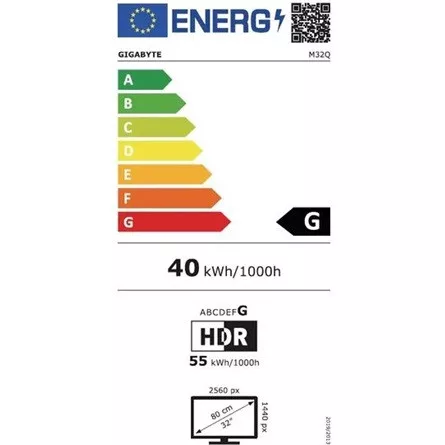 GIGABYTE Ívelt VA LED Monitor 31.5" M32QC 2560x1440, 2xHDMI/Displayport/4xUSB