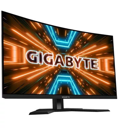 GIGABYTE Ívelt VA LED Monitor 31.5" M32UC 3840x2160 2xHDMI/Displayport/5xUSB