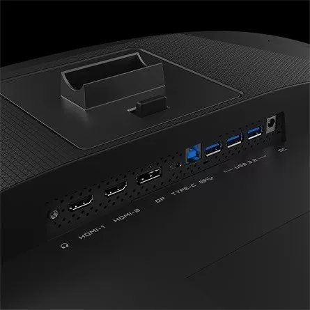 GIGABYTE Ívelt VA LED Monitor 31.5" M32UC 3840x2160 2xHDMI/Displayport/5xUSB