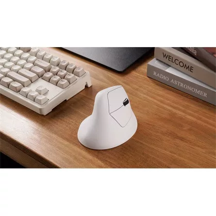Keychron M5 optikai Bluetooth / vezeték nélküli egér fehér