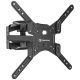 ONKRON Full Motion TV Wall Mount for 37 to 70-inch Flat Panel TVs Digital Panels 36,4 kg, Black