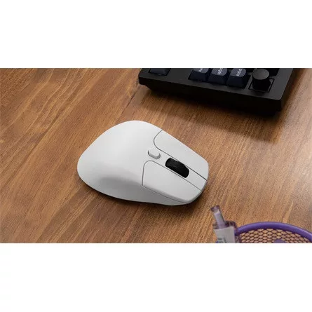 Keychron M6 optikai USB / Bluetooth / vezeték nélküli egér fehér