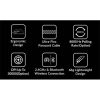 Keychron M7 optikai Bluetooth / vezeték nélküli egér fehér