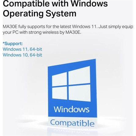 Mercusys MA30E AC1200 1,2Gb/s PCIe x1 Dual-Band Wi-Fi Bluetooth hálózati adapter (BT5.0)