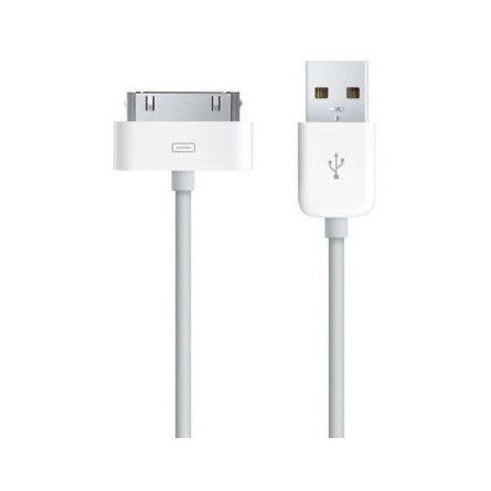 Apple USB-A 2.0 -> Apple 30pin M/M adatkábel fehér