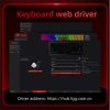 FGG MAD 68 HE RGB USB angol gaming Magnetic Amber Axis Pro mechanikus billentyűzet fekete