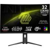 MSI MAG 321CUPDF 31.5" ívelt VA LED gaming monitor fekete 160Hz FreeSync Premium (USB-C: 15W)