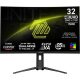 MSI MAG 321CUPDF 31.5" ívelt VA LED gaming monitor fekete 160Hz FreeSync Premium (USB-C: 15W)