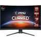 MSI MAG 325CQRF-QD 31.5" ívelt Quantum Dot VA LED gaming monitor fekete 170Hz FreeSync Premium (USB-C:15W)