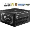 MSI MAG A1000GL PCIE5 ATX desktop tápegység 1000W Cybenetics Gold BOX