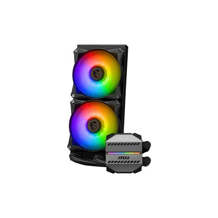 MSI PCC MSI CPU hűtő Coreliquid M240 2xARGB (vízhűtés), Univerzális
