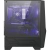 MSI MAG Forge 100M táp nélküli ablakos Mid Tower számítógépház fekete