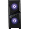 MSI MAG Forge 100M táp nélküli ablakos Mid Tower számítógépház fekete