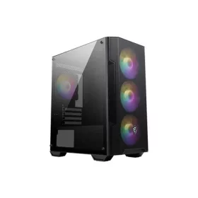   MSI MAG FORGE M100A táp nélküli ablakos MT Mini Tower számítógépház fekete