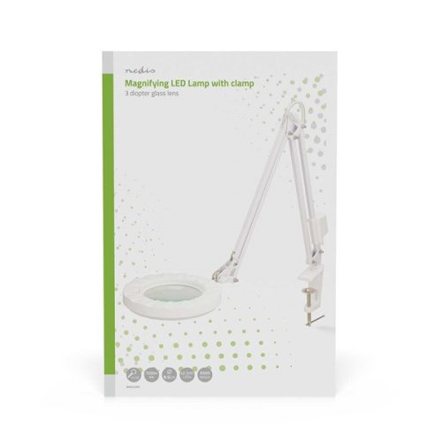 Nedis MAGLE2WT nagyítós asztali lámpa, 3 dioptria, 6500 K, 6 W, 700 lm, szervizeknek / kozmetikusoknak