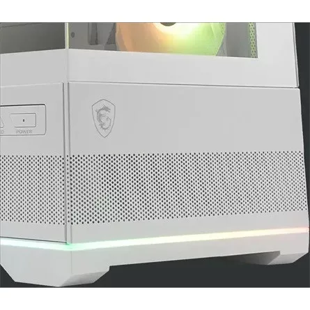 MSI MAG Pano 110R PZ táp nélküli ablakos Mid Tower számítógépház fehér