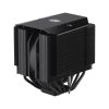 CoolerMaster COOLER MASTER MASTERAIR MA624 STEALTH, Univerzális, fekete CPU hűtő