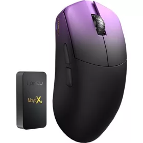   LAMZU MAYA X 8K optikai USB / vezeték nélküli gaming egér lila