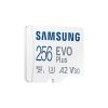 Samsung EVO Plus 256GB microSD (MB-MC256KA/EU) memóriakártya adapterrel