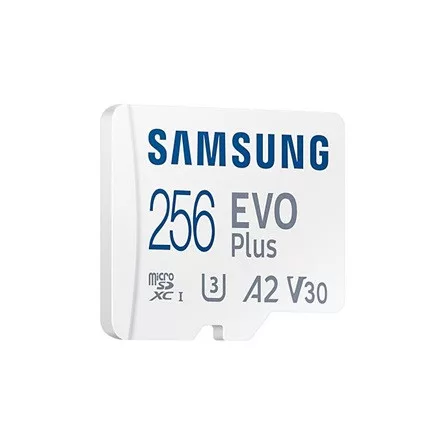 Samsung EVO Plus 256GB microSD (MB-MC256KA/EU) memóriakártya adapterrel