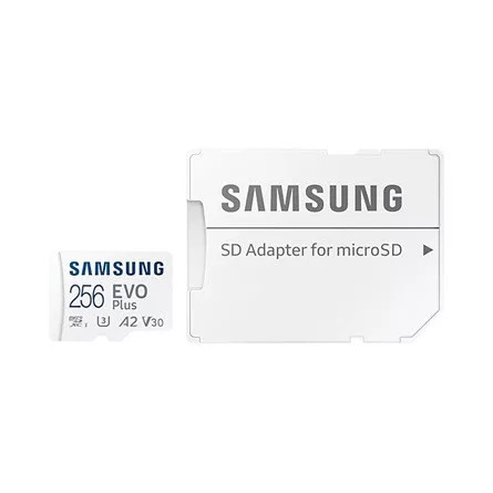 Samsung EVO Plus 256GB microSD (MB-MC256KA/EU) memóriakártya adapterrel