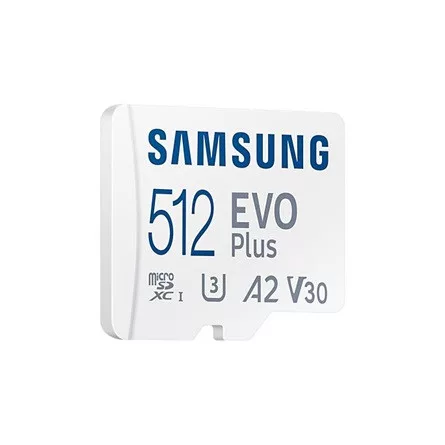 Samsung EVO Plus 512GB microSD (MB-MC512KA/EU) memóriakártya adapterrel