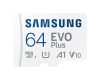 Samsung EVO Plus 64GB microSD (MB-MC64KA/EU) memóriakártya adapterrel