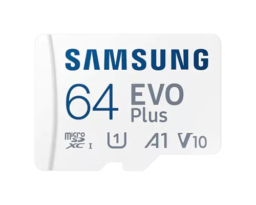 Samsung EVO Plus 64GB microSD (MB-MC64KA/EU) memóriakártya adapterrel