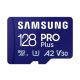 Samsung Pro Plus 128GB microSD (MB-MD128SA/EU) memóriakártya adapterrel