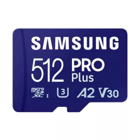   Samsung Pro Plus 512GB microSD (MB-MD512SB/WW) memóriakártya kártyaolvasóval