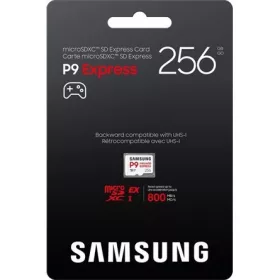   Samsung MicroSD kártya - 256GB MB-MK256T/WW (P9, Class10, PCIe Gen3.0x1, NVMe 1.3, SD 7.1, UHS-I)