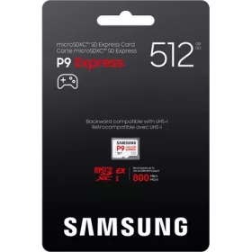  Samsung MicroSD kártya - 512GB MB-MK512T/WW (P9, Class10, PCIe Gen3.0x1, NVMe 1.3, SD 7.1, UHS-I)