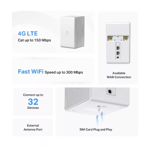 Mercusys MB110-4G 300 Mbps Wireless N 4G LTE Router