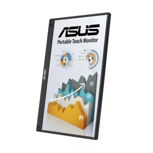 ASUS MON ASUS MB16AHT ZenScreen hordozható monitor 15.6" IPS 1920x1080, USB Type-C, Mini HDMI, Touch