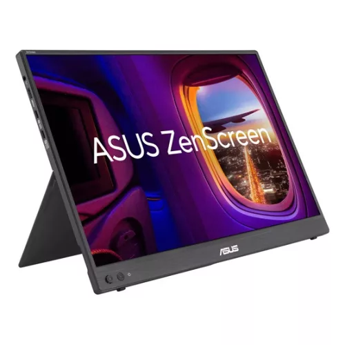 ASUS Mon Asus 15.6" MB16FC ZenScreen - hordozható monitor - USB-C - IPS - 60Hz - FHD - I 3 év garancia I