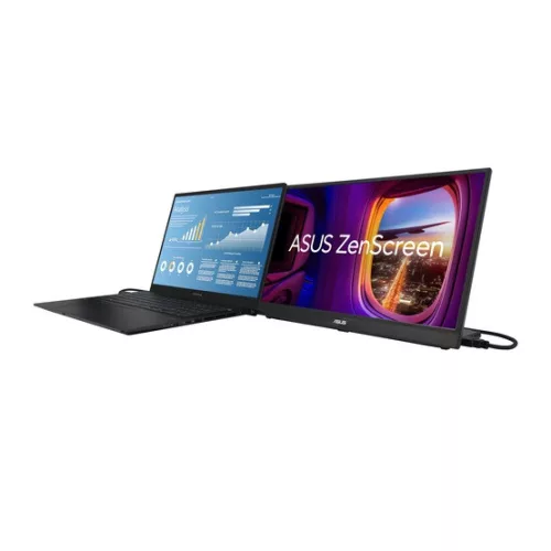 ASUS MON ASUS MB17AHG ZenScreen hordozható monitor 17.3" IPS 1920x1080, 2xUSB Type-C, Mini HDMI, 144Hz