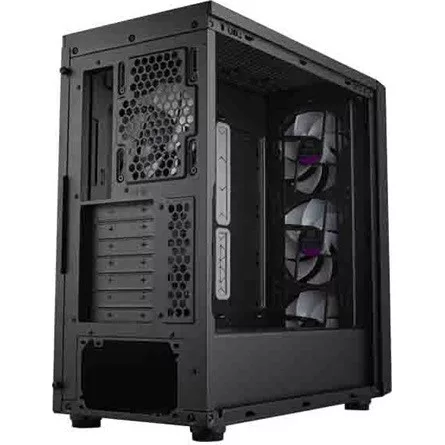 CoolerMaster Cooler Master MasterBox 600 táp nélküli ablakos Mid Tower számítógépház fekete