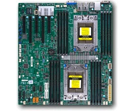 SUPERMICRO Motherboard MBD-H11DSI-NT 2xAMD EPYC SP3,  16xDDR4, 2xRJ45 10GBase-T, 1xRJ45 IPMI, 10xSATA3 (6Gbps)  4xUSB 2.0 + 2xUSB 3.0, 1xVGA, 1xCOM, 2xPCI-E 3.0 x16, 3xPCI-E 3.0 x8, E-ATX, Ret.