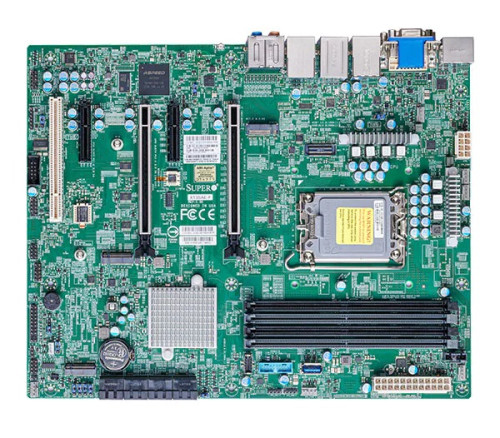 Supermicro szerver alaplap X13SAE-F 1xLGA-1700/4DIMM/8SATA3/M.2/i225/ATX