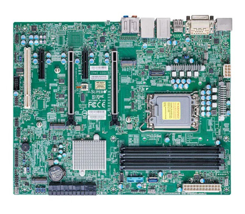 Supermicro szerver alaplap X13SAE 1xLGA-1700/4DIMM/8SATA3/M.2/i225V/ATX