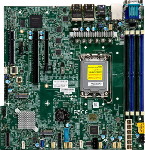 Supermicro szerver alaplap X13SCH-LN4F 1xLGA1700/4UDIMM/8SATA3/M.2/4xi210/microA