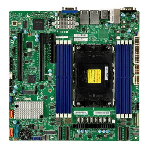 Supermicro szerver alaplap X13SEM-TF 1xLGA-4677/8RDIMM/10SATA3/M.2/2xX550/microA