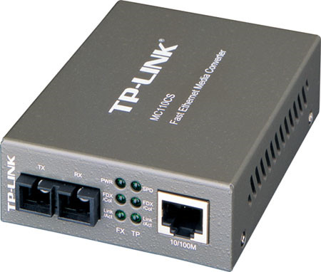 TP-LINK MC110CS Singlemode 100Base-LX (SC) Fast Ethernet Media Converter